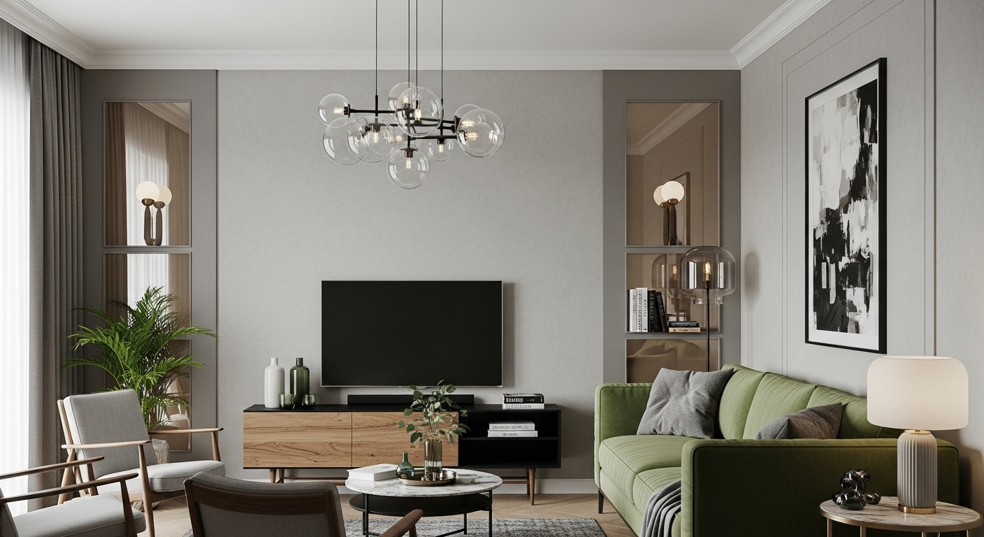 Микроцемент в интерьере