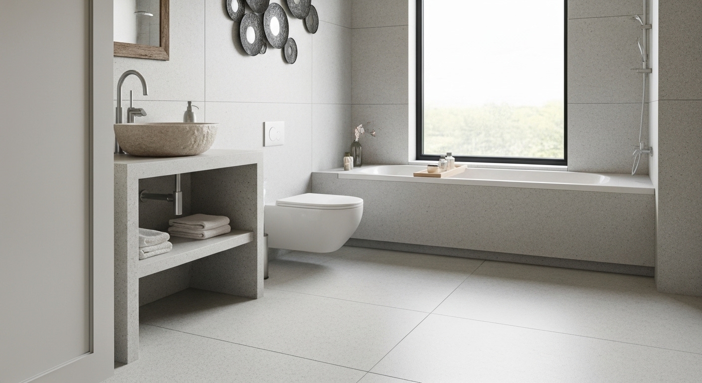 Микроцемент в отделке: универсальные решения для стильного и долговечного интерьера